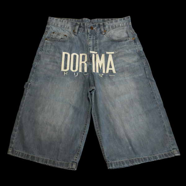 “Washed” Blue Dorīmā Jorts (Baggy) - Image 3
