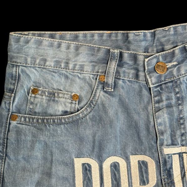“Washed” Blue Dorīmā Jorts (Baggy) - Image 4