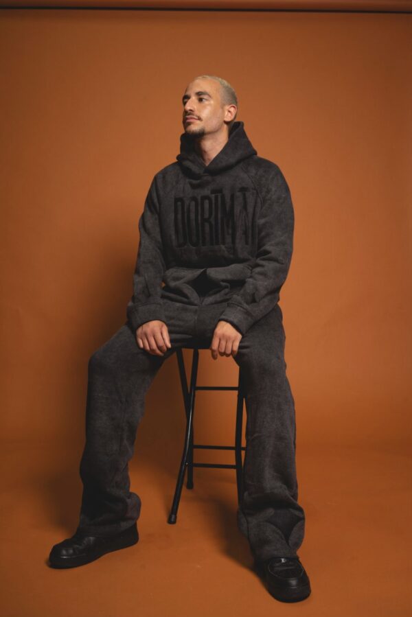 Washed Gray "Stars Align" Hoodie Set