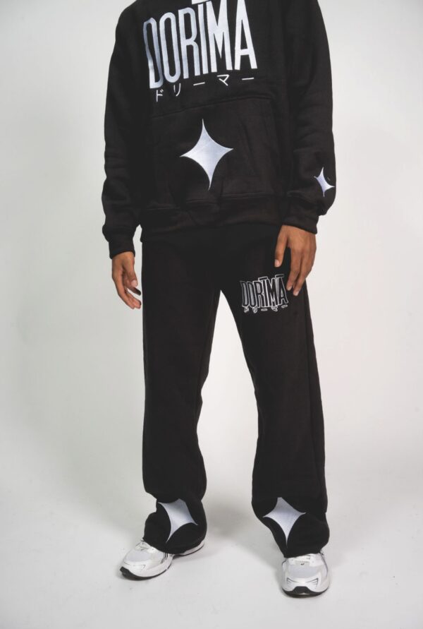 Black "Stars Align" Hoodie Set