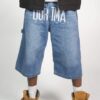 “Washed” Blue Dorīmā Jorts (Baggy)