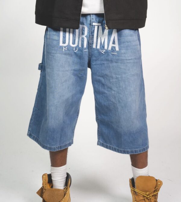 “Washed” Blue Dorīmā Jorts (Baggy)
