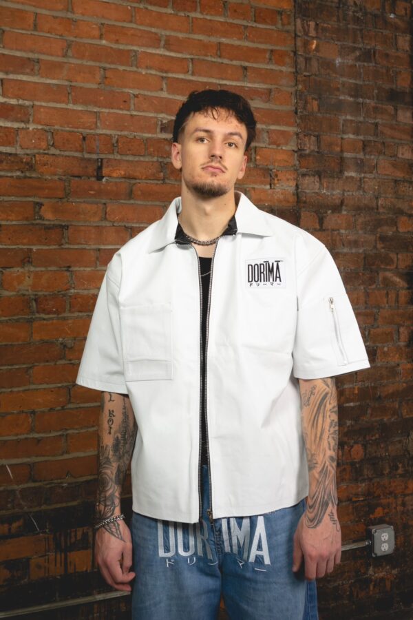 Classic Genuine Leather Jacket (White)