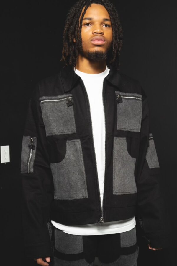 “Two Toned Denim Jacket”