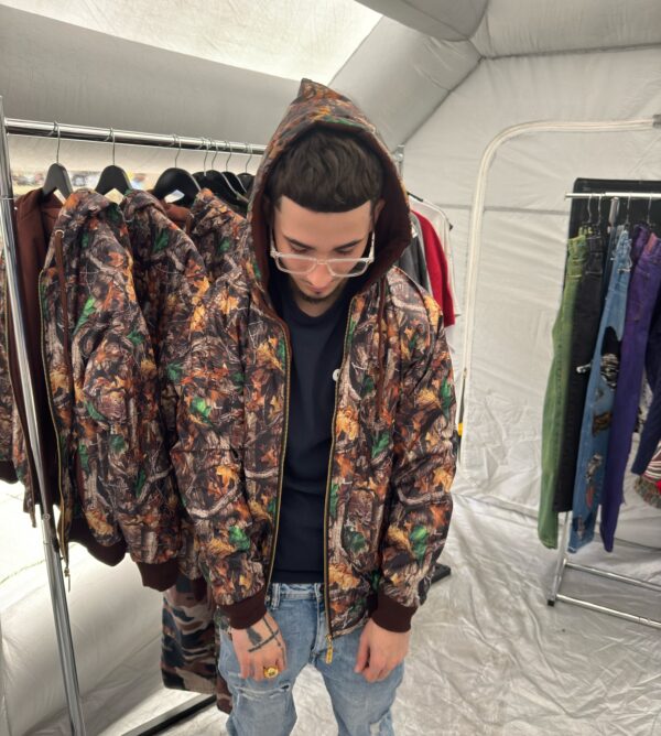 Dorīmā Camo Weatherproof Zip Up w/ Custom Branded Zipper Pull